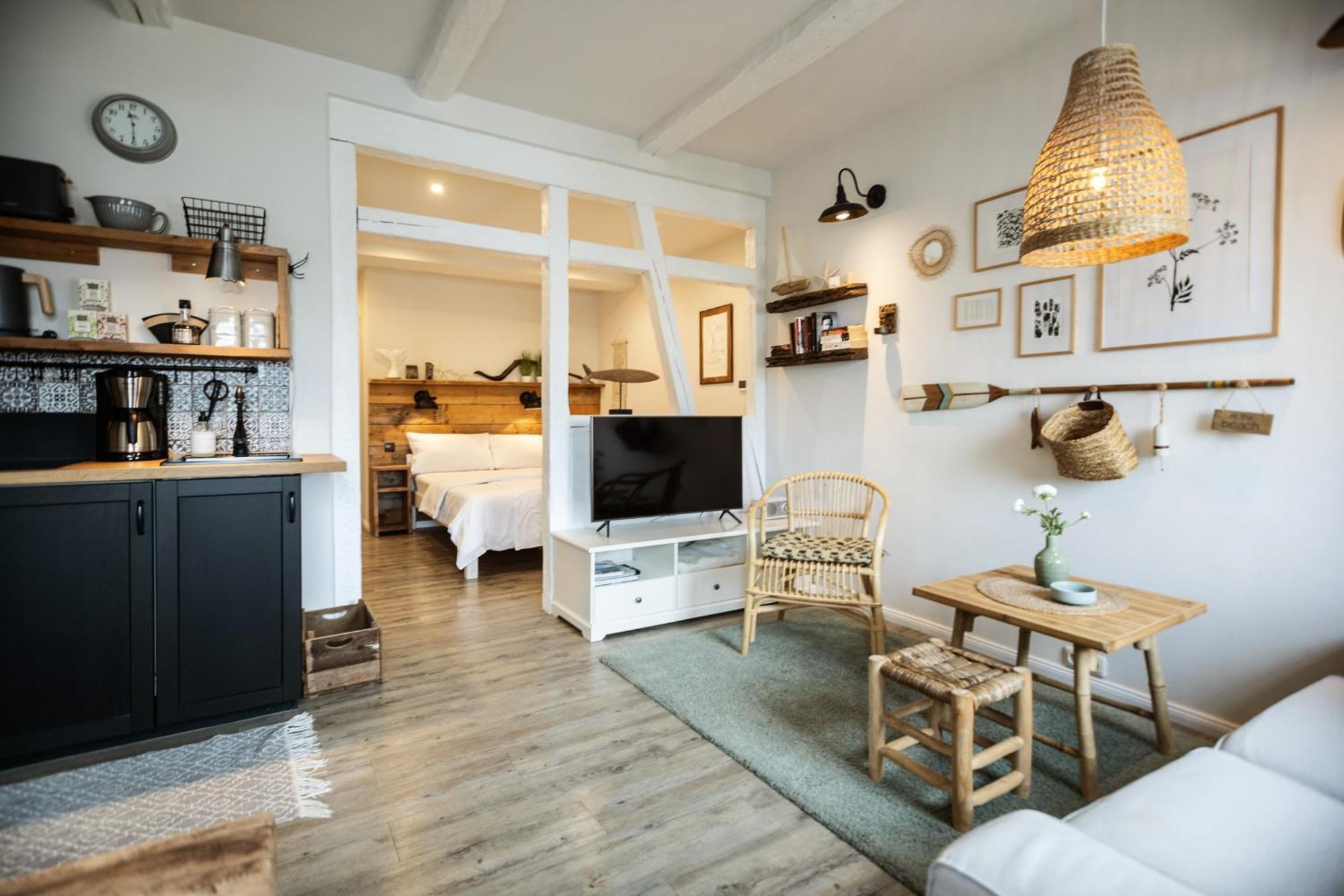 Krabbes Hafenliebe Apartment Neustadt in Holstein Bagian luar foto